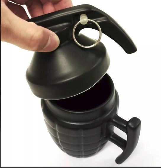 Taza De Cerámica En Forma De Granada