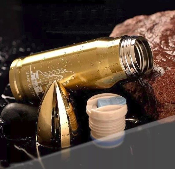 TERMO EN FORMA DE BALA 500ml