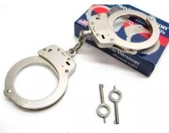 Esposas o candado de mano SMITH AND WESSON PLATA