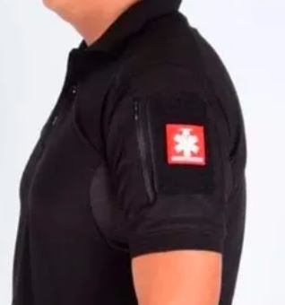 Playera Tactica tipo polo  manga corta