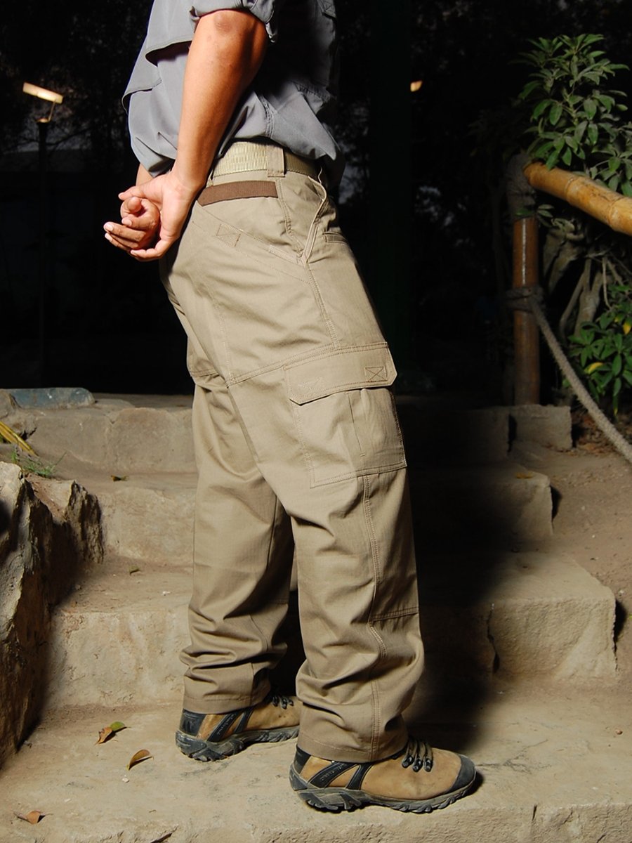 Pantalón Táctico Militar Tipo Cargo Arena