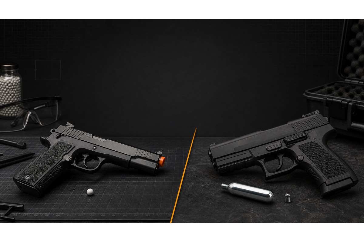 ¿Qué diferencia hay entre Airsoft y CO₂?