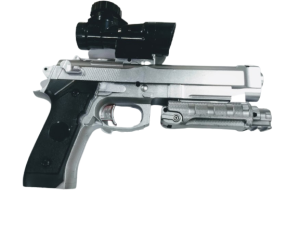 pistola beretta plata de hiidrogel-promovedades