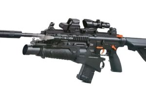 Rifle HK416 con lanzagranadas hidrogel-promovedades