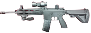 Rifle M416 hidrogel color negro gelsoft 2023-promovedades