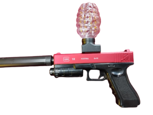 Pistola Tipo GLOCK HIDROGEL roja gelsoft 2023-promovedades